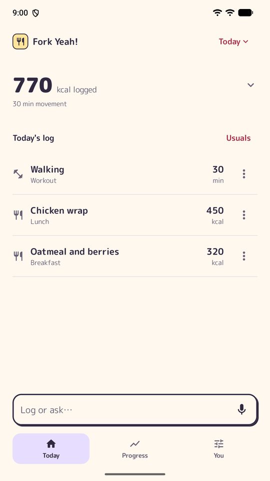 Fork Yeah! daily log