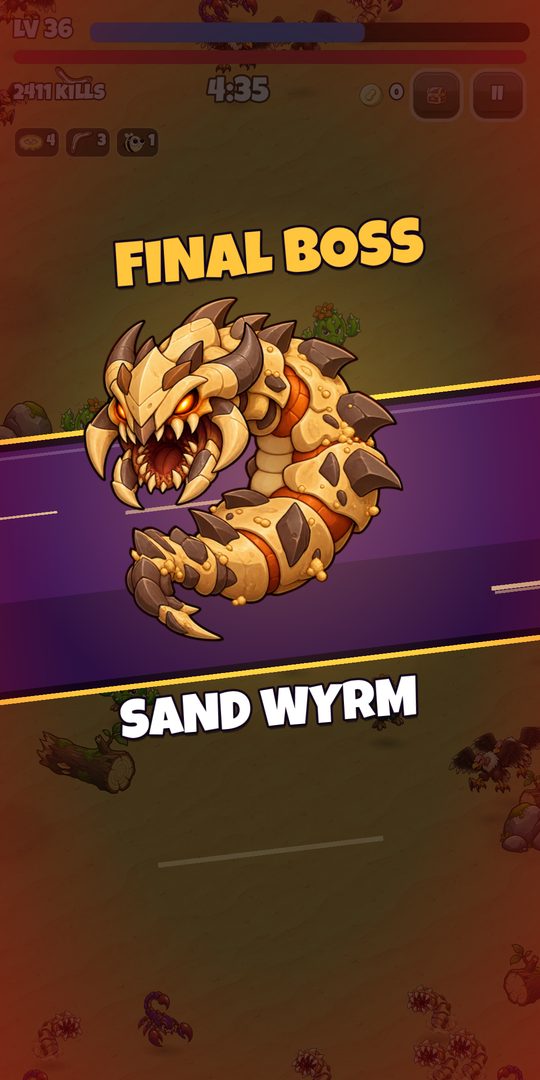 Final boss: the Sand Wyrm